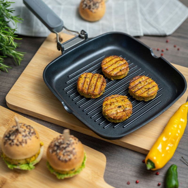Poêle À Griller Avec Poignée Pliable "Cook&Special"