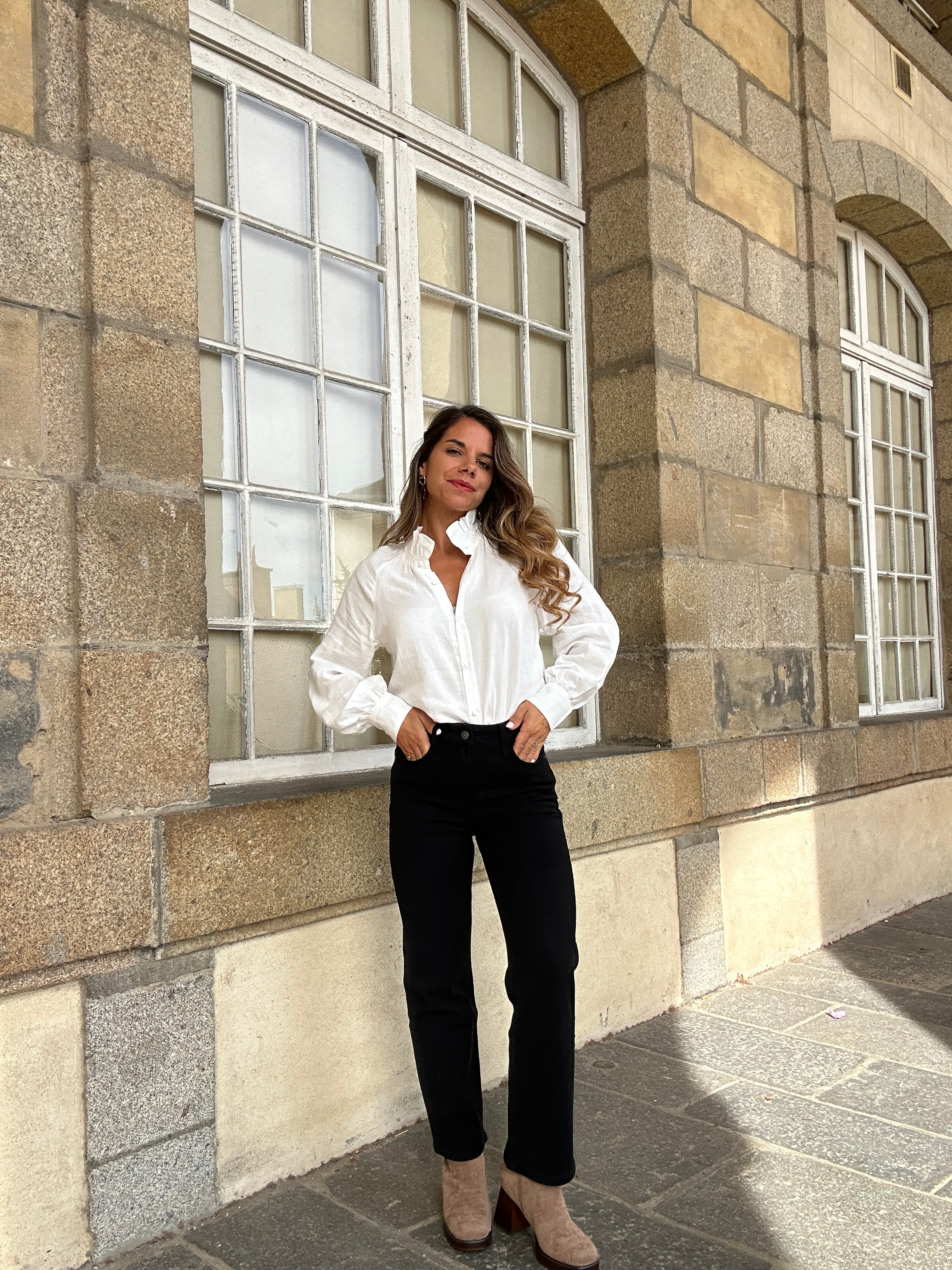 Jean droit Solange noir