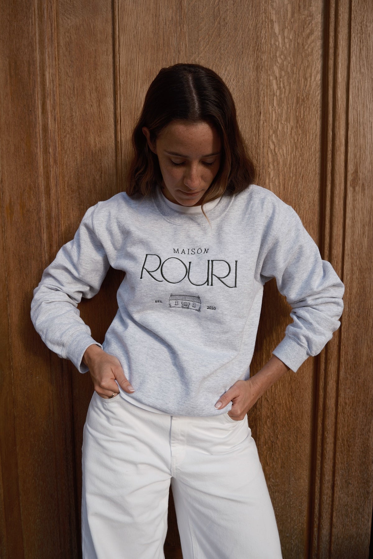Rouri Grey Sweatshirt