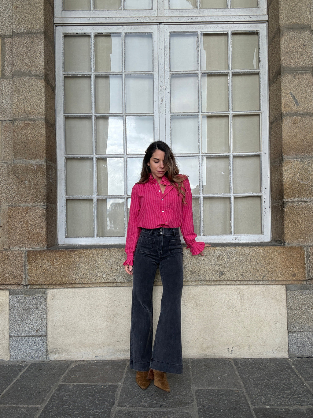 Elenette Anthracite Grey Jeans