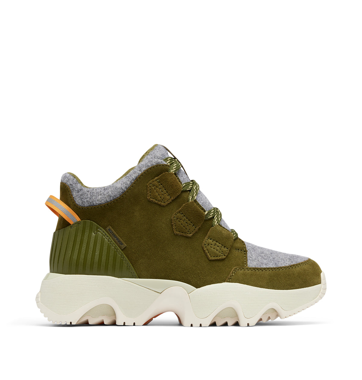 Bottes-Baskets Imperméables Kinetic™ Impact Caribou Plus - Utility Green & Light Aloe - Femme