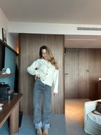 Gloria Cardigan Ecru