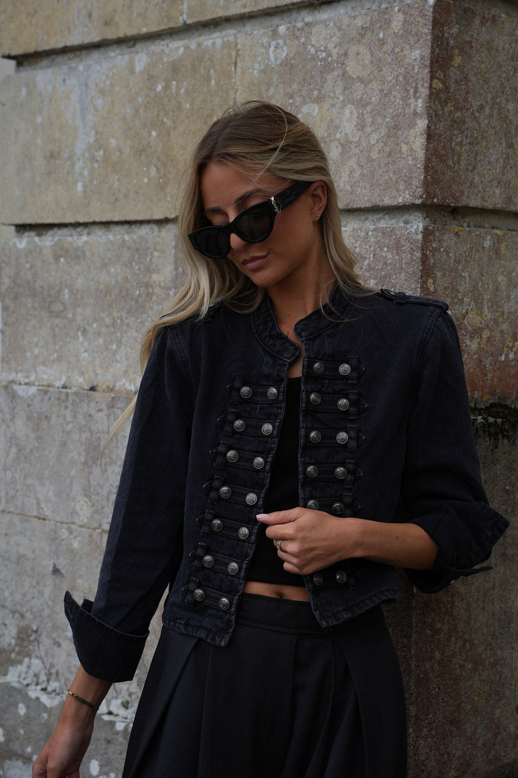 Chaqueta vaquera Léandre - Negra