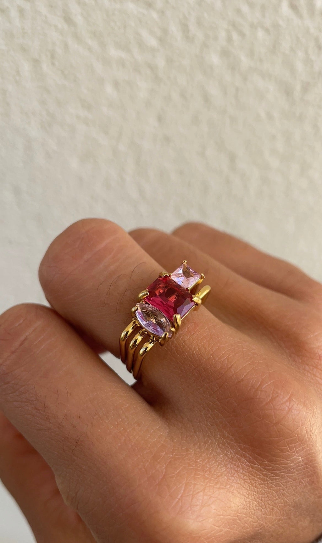 Coloured Gemstone Ring