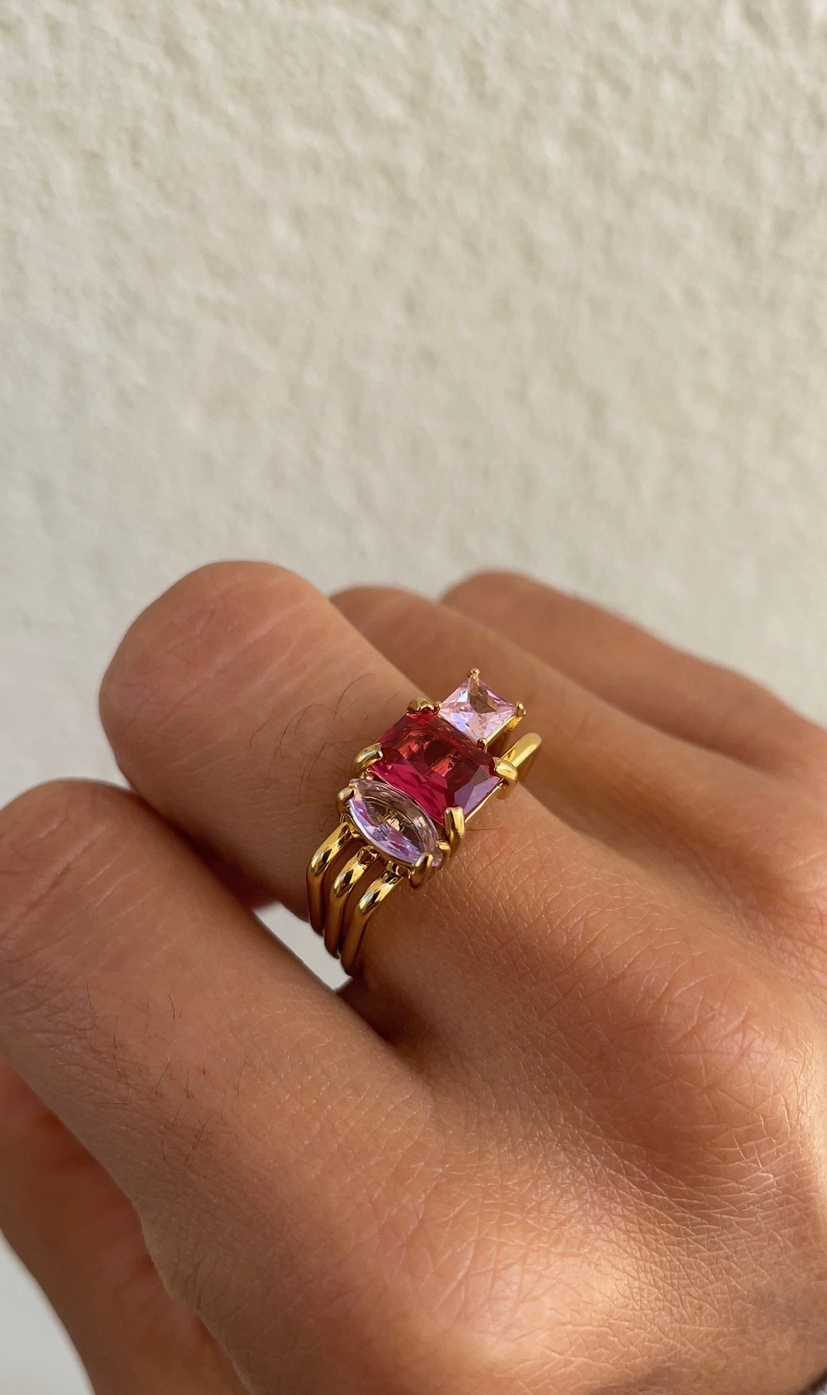 Coloured Gemstone Ring