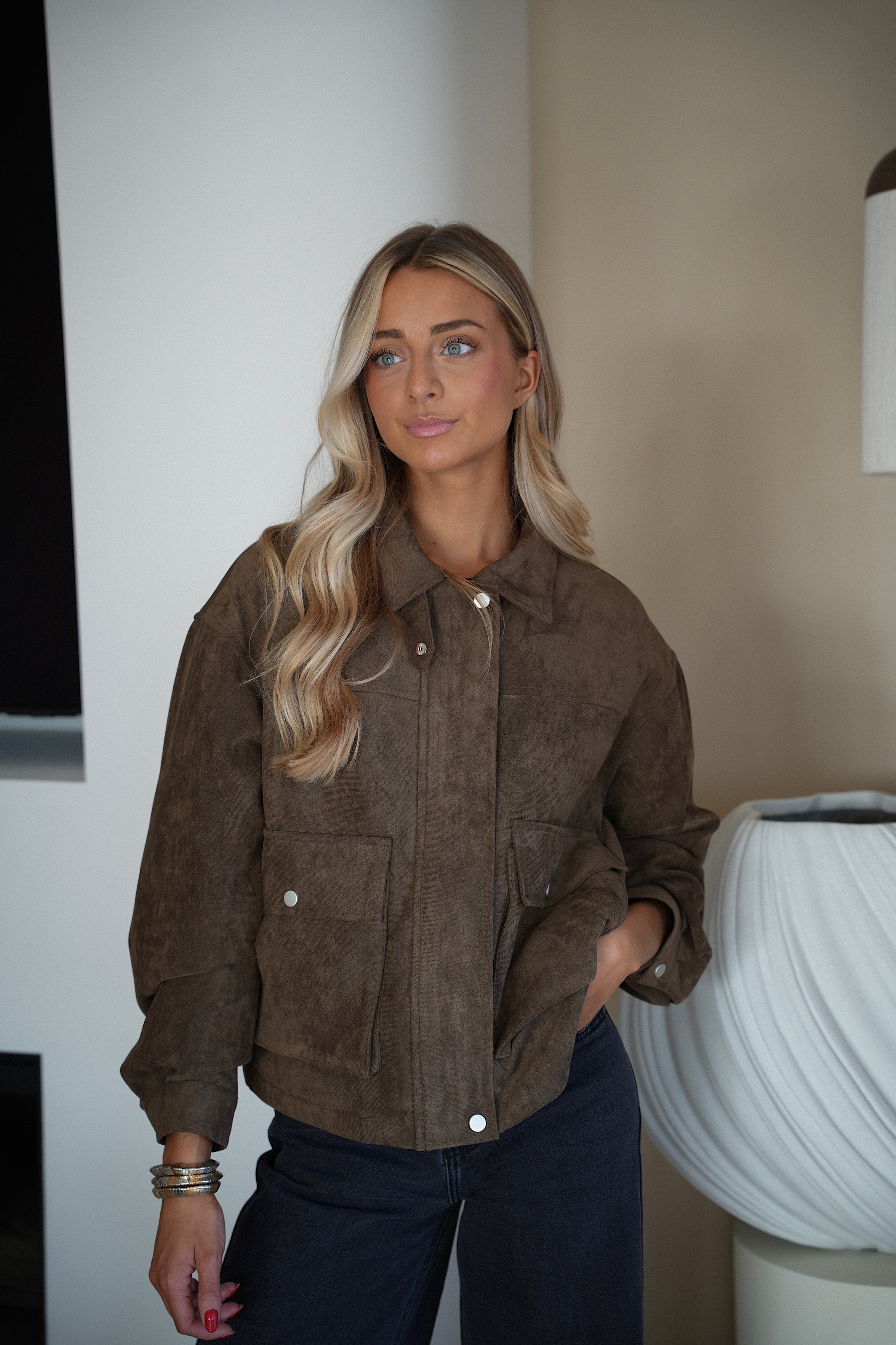 Rebeca Chocolat - Suede Jacket
