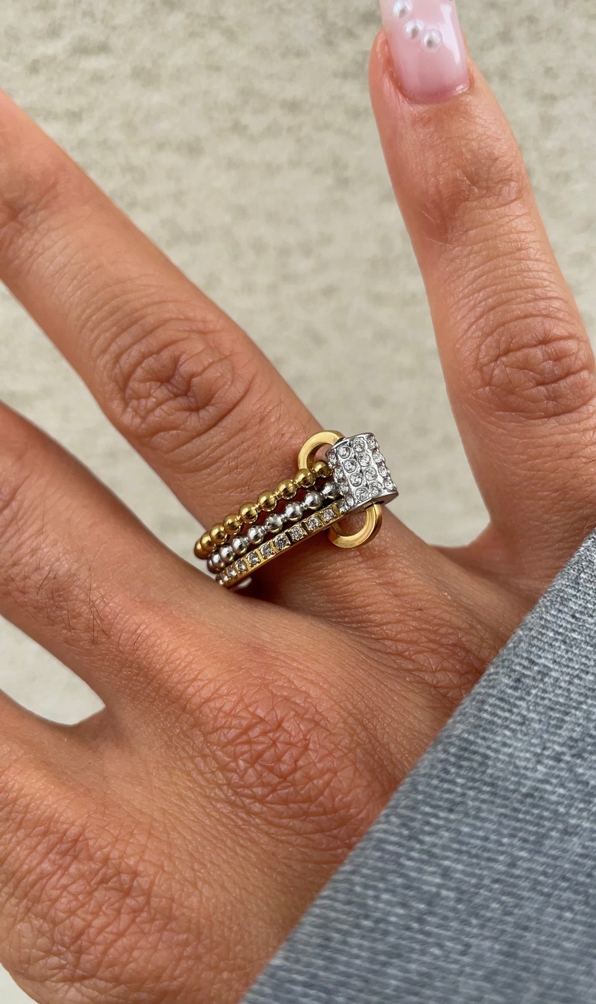 Couture Paperclip Ring
