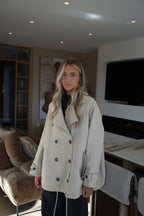Diana Beige - Gabardina oversize