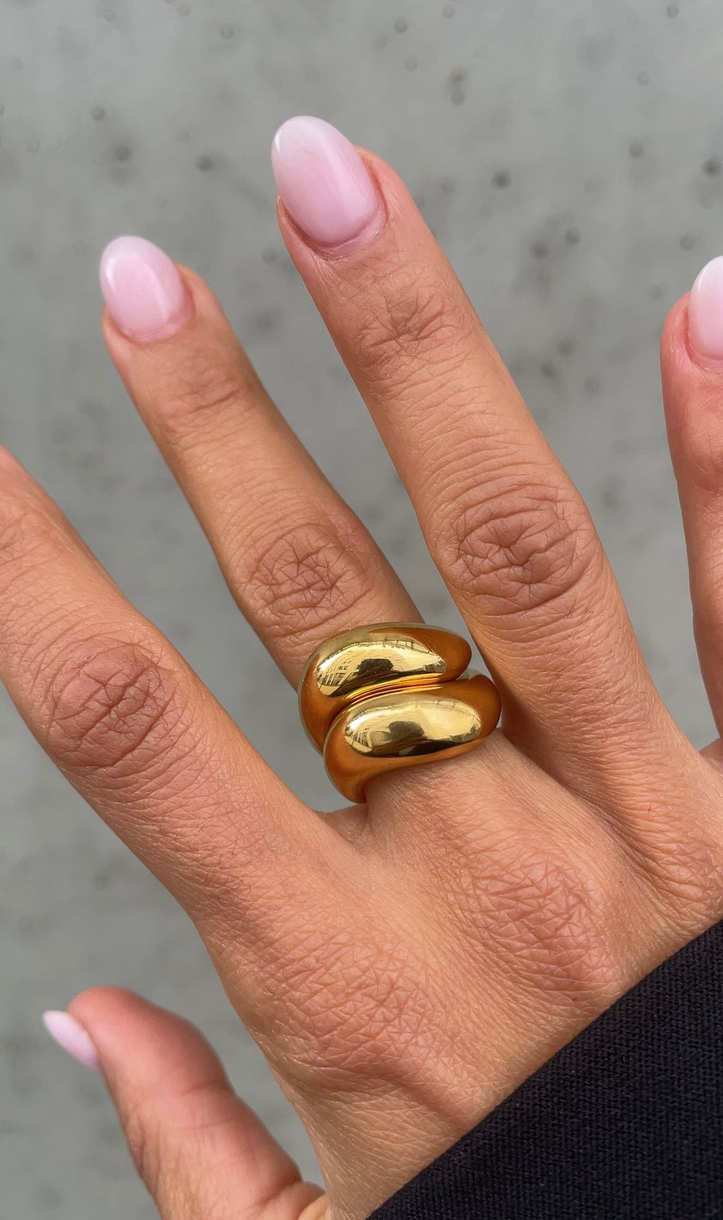 Bague Duo Wave