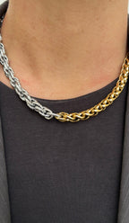 Collier Bi Color Braided