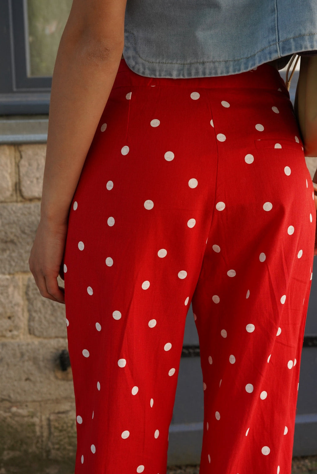 Constant Red Polka Dot Trousers