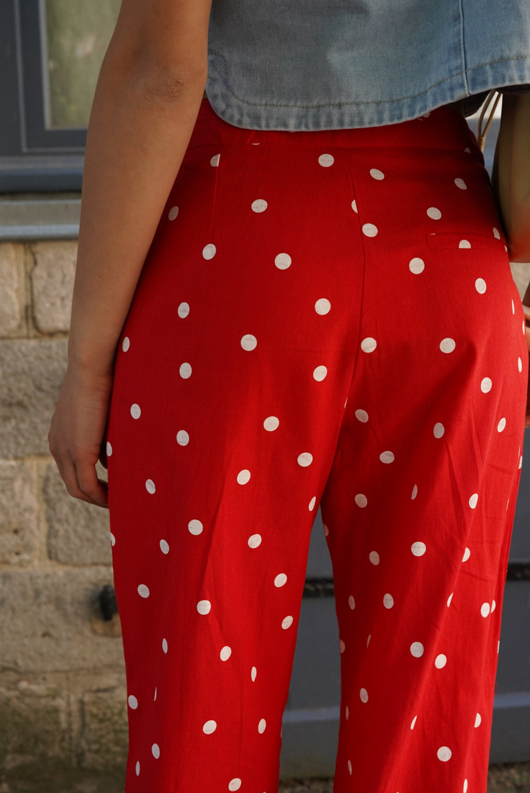 Constant Red Polka Dot Trousers