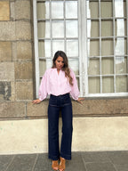 Blouse rose claire Clothilde