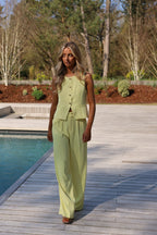 Maya Yellow - Straight Pants