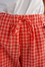 Célestin Vichy Pants Pink/Red