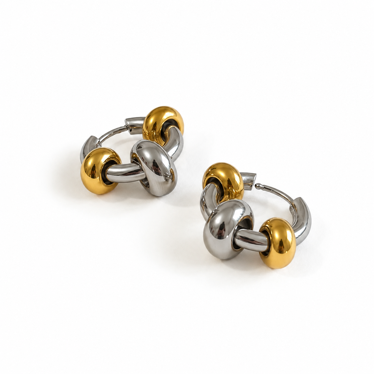 Boucles D'Oreilles Unora - Anneau Argent