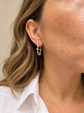 Boucles D'Oreilles Zelia - Bicolore