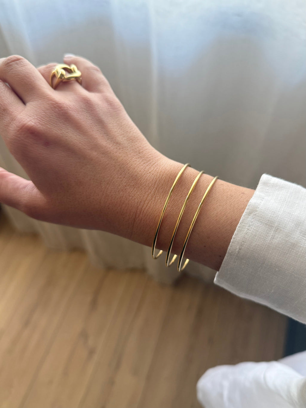 Set Of 3 Guapa Bracelet - Gold