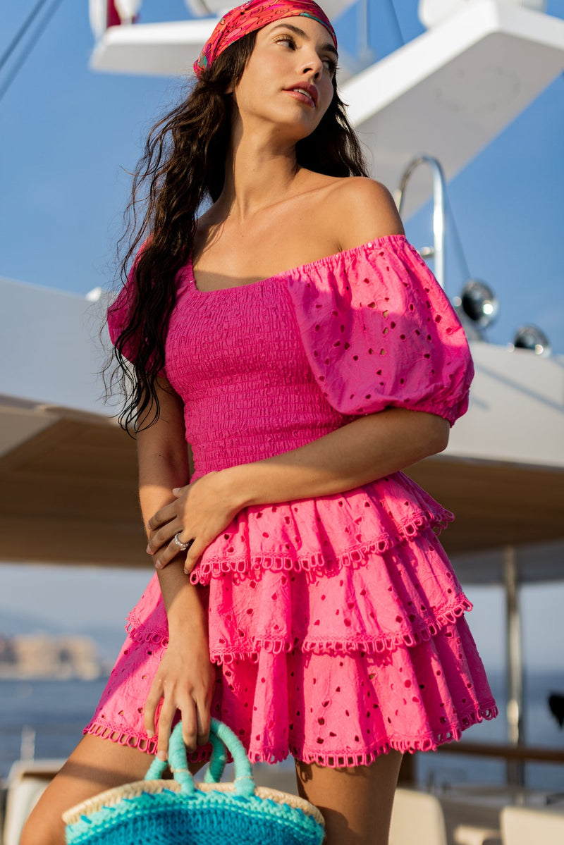 Robe Clara - Coton Rose