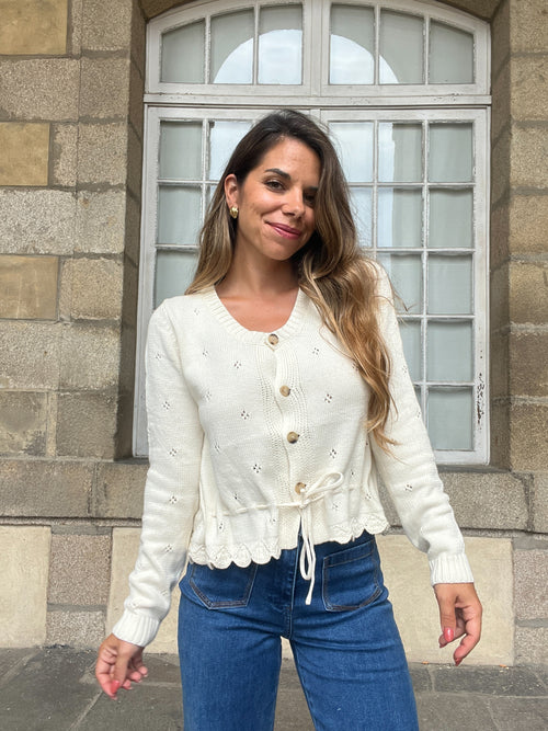 Cardigan Emma - Écru