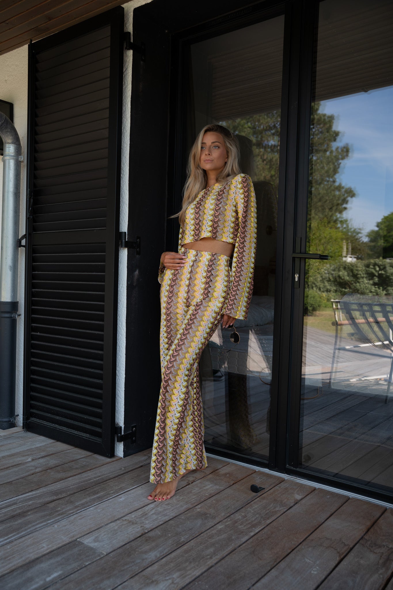 Pantalon Crochet Pablo - Jaune