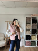 Gilet Berger Arianne Rose Pâle