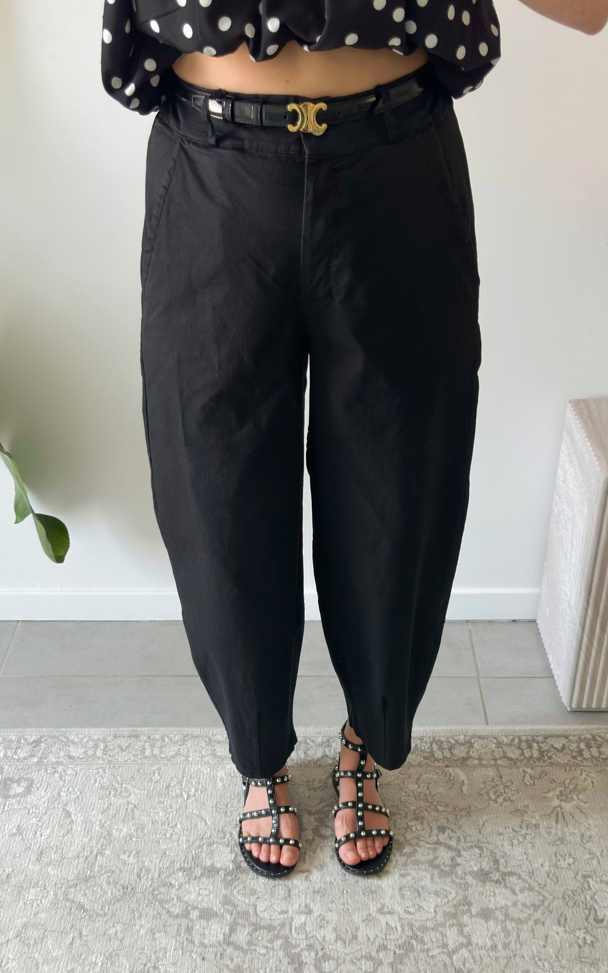 Pantaloni Balloon Vigo - Nero