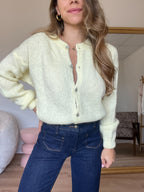 Maille En Laine Léonie Light Yellow
