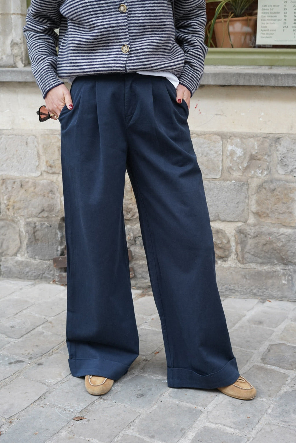 Théodore Marine pants