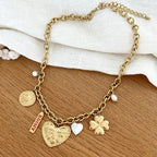 “Roma” steel necklace-Necklaces-Instants Plaisirs • Jewelry-Instants Plaisirs | Jewelry