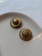 Pendientes Nina Ricci Vintage - Sombreros Dorados