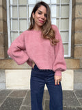 Jade Knitted Sweater Old Pink