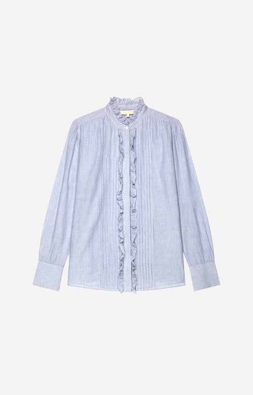 Blouse Nicolas - White Et Blue