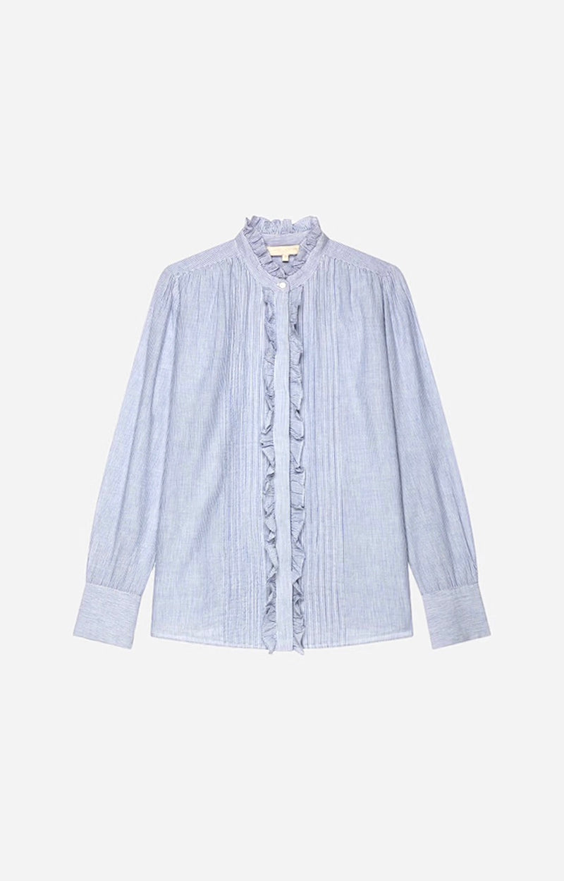 Blouse Nicolas - White Et Blue