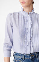 Blouse Nicolas - White Et Blue