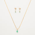 Parure " Puces Emeraudes"