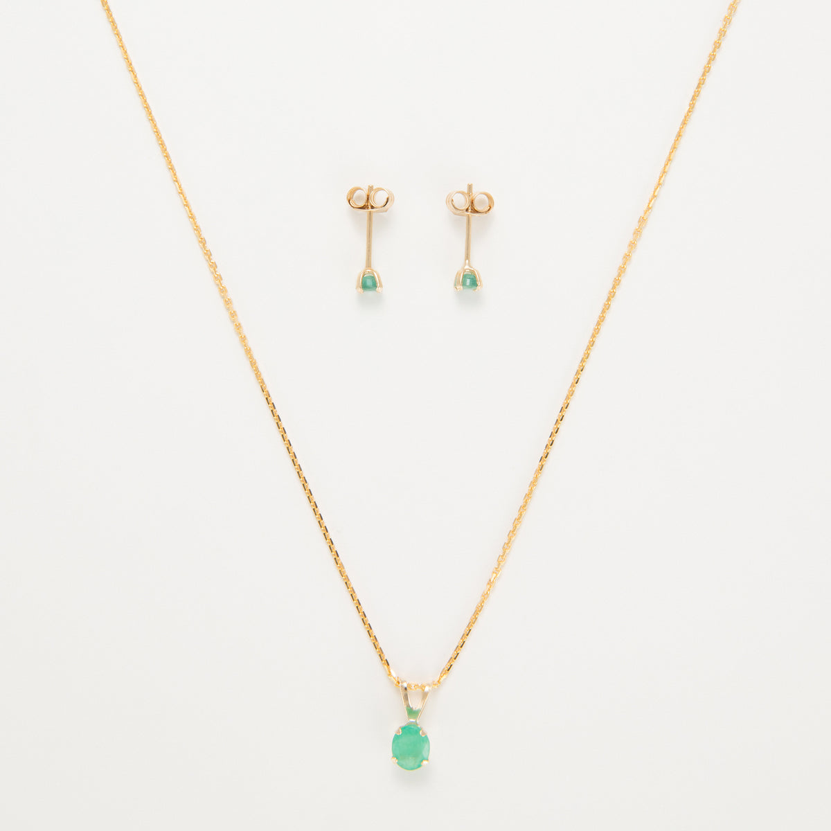 Parure " Puces Emeraudes"