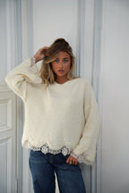 Jersey Bordado Charlie - Crema