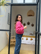 Bianca Candy Pink Wool Knit