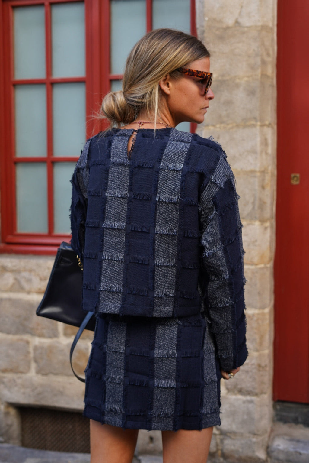 Top Anatole Fringe Navy