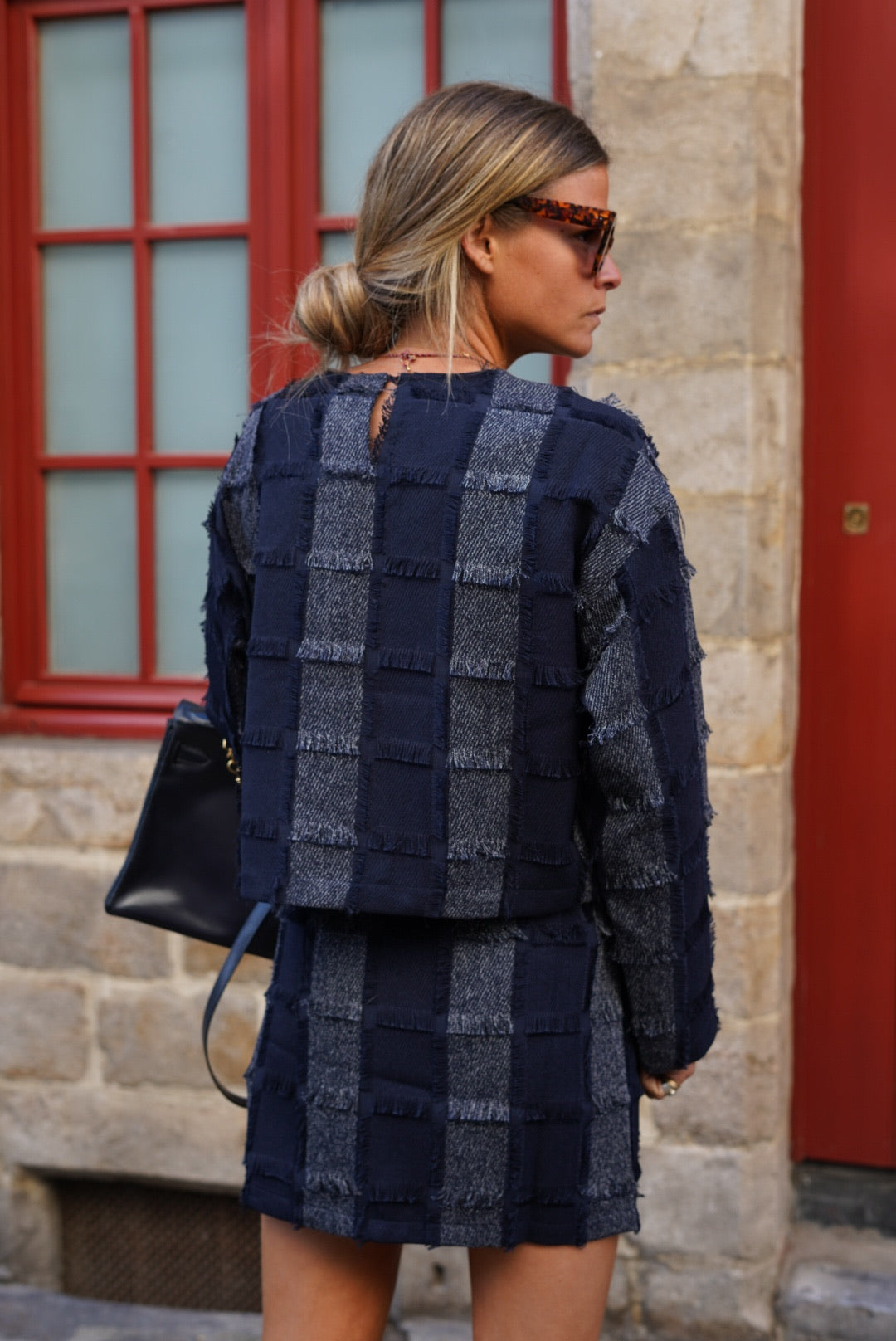 Top Anatole Fringe Navy