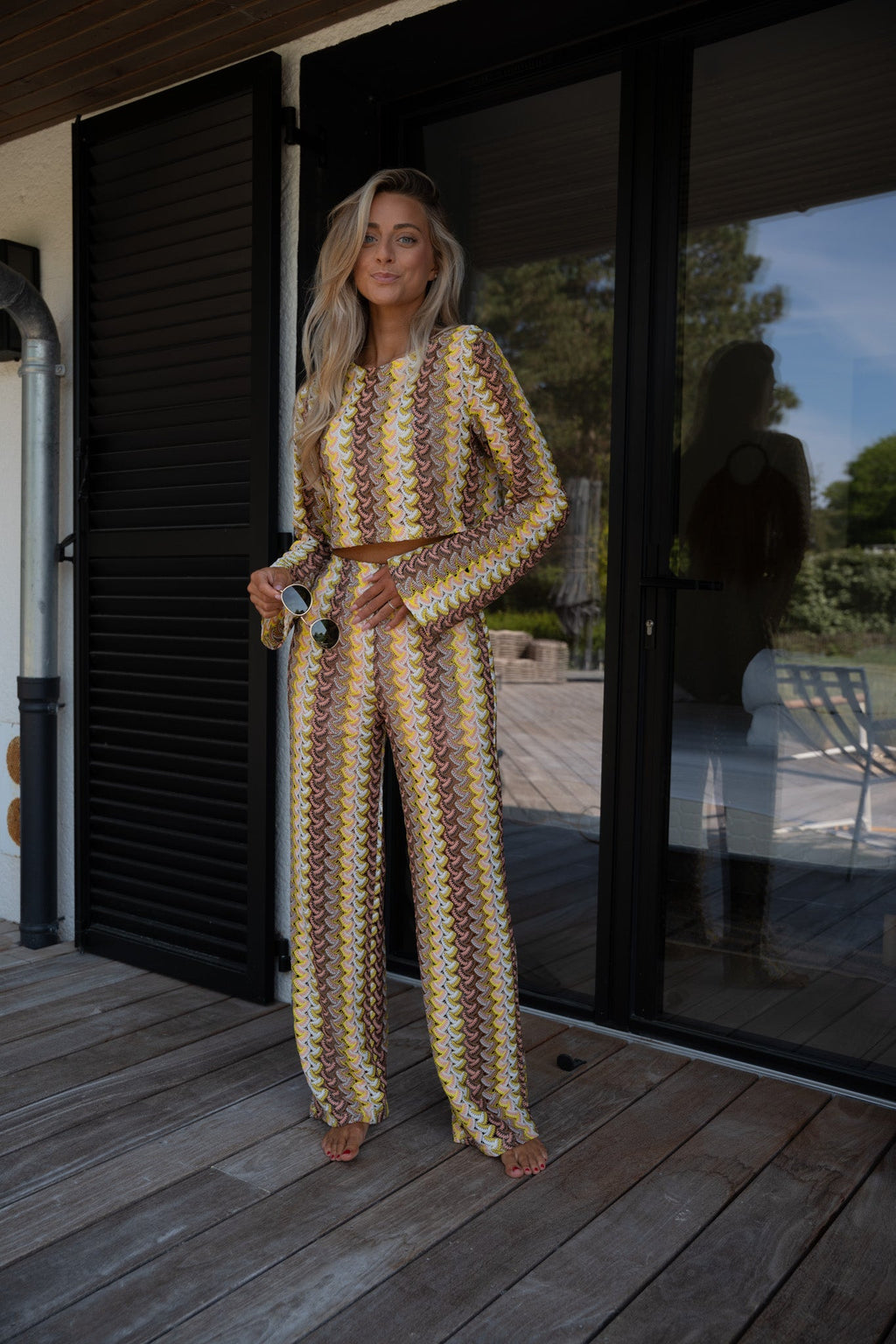 Blouse Brodée Yolande - Jaune