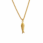 Collier Petit Poisson - Doré Ou Argent