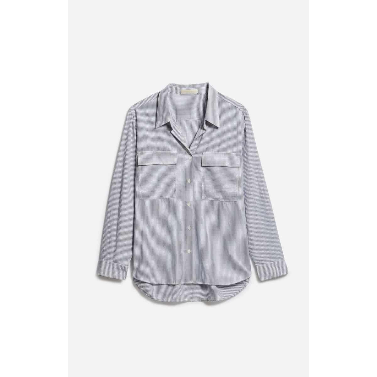 Overhemd Lange Mouwen Dim - Blauw