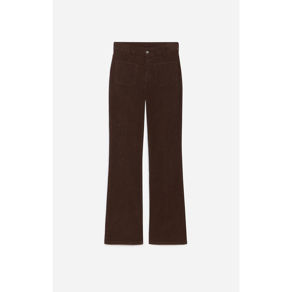 Dompay Flare Trousers - Café