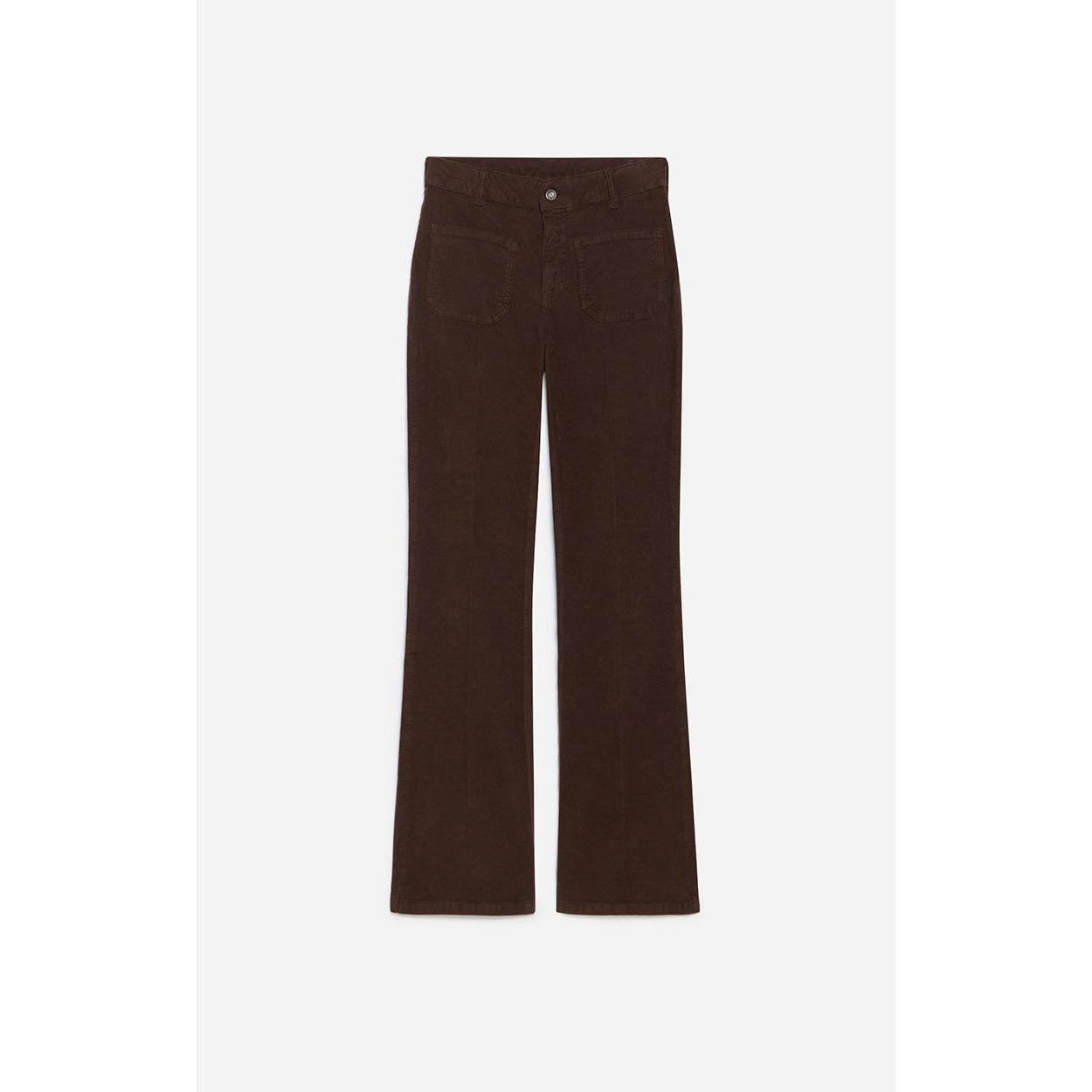 Dompay Flare Trousers - Café