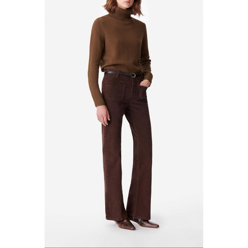 Dompay Flare Trousers - Café