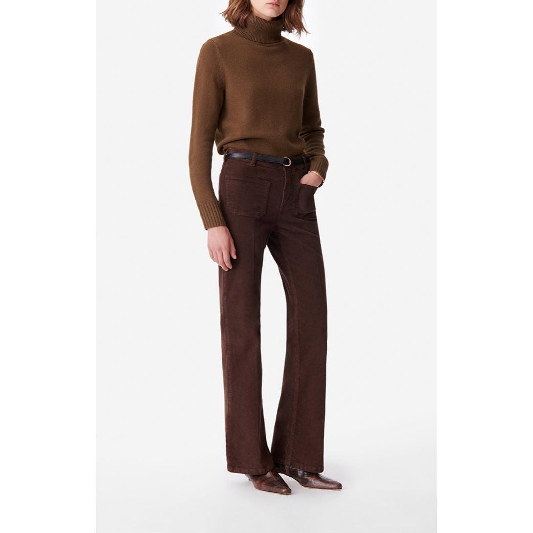 Dompay Flare Trousers - Café