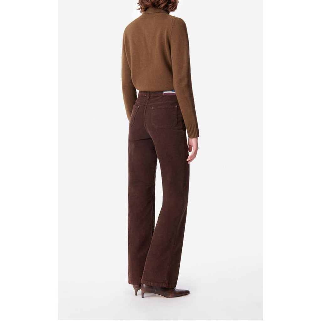 Dompay Flare Trousers - Café