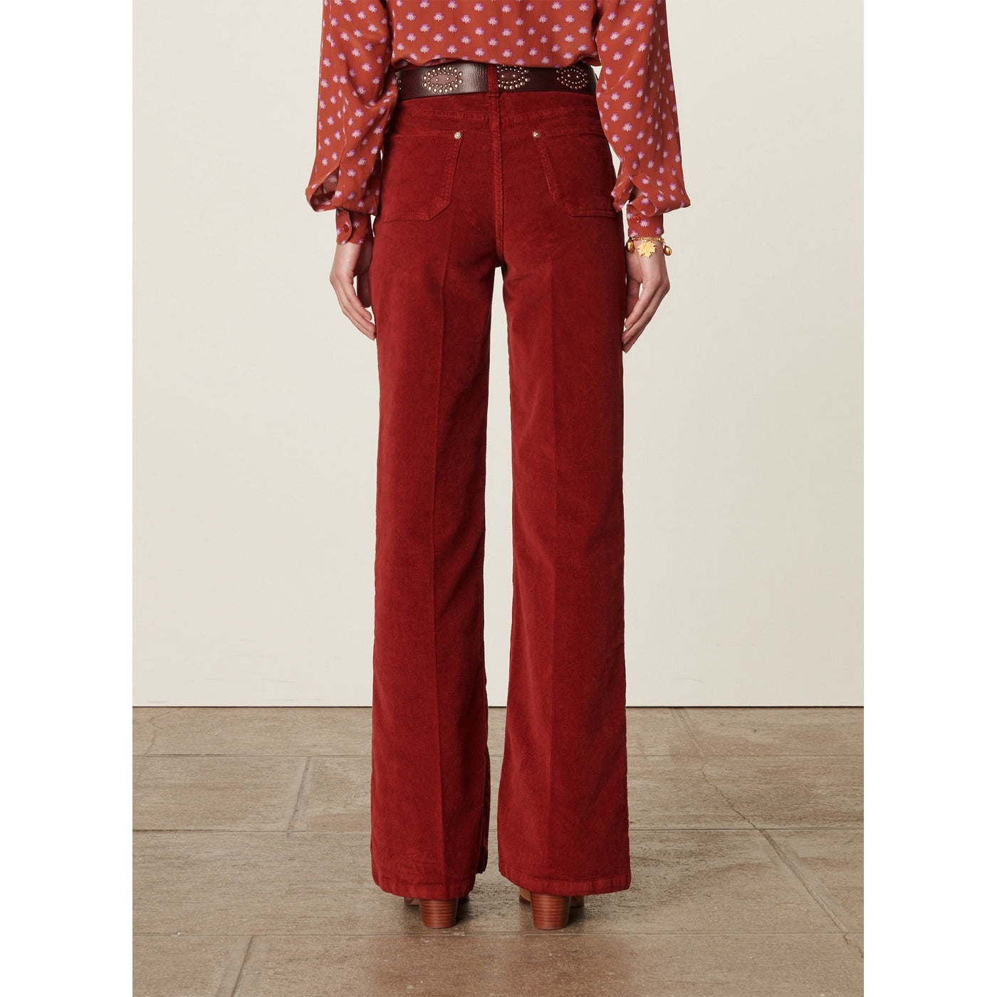 Dompay Trousers - Brick